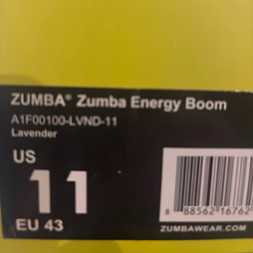 Zumba Fitness Energy Boom Sneakers in Lavender and Yellow - Picture 4 of 4